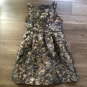 Silver Blue Fit And Flare Dress Girls 14